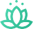 Lotus icon with green gradient